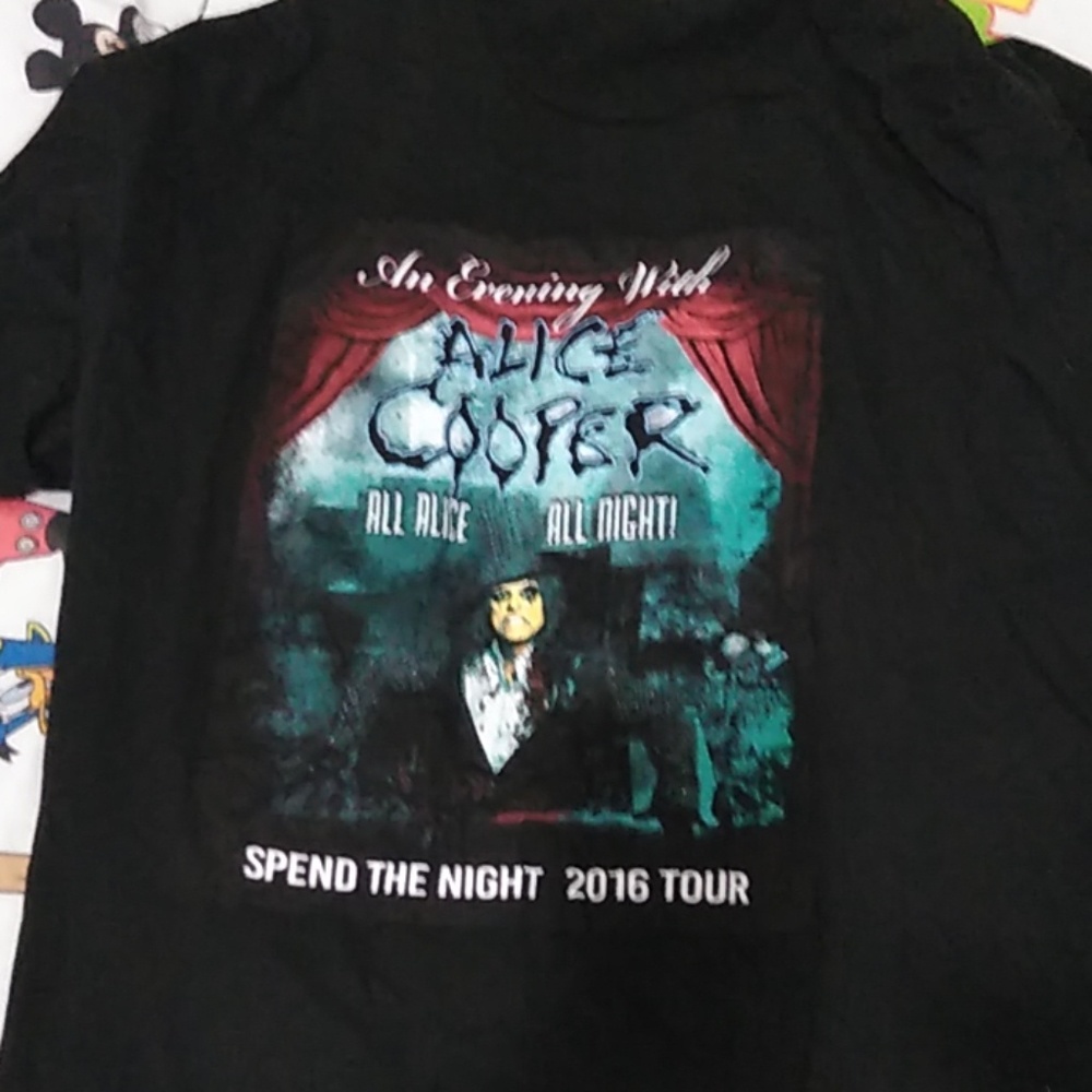 Alice Cooper tour shirt